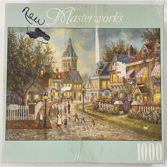 MasterWorks Little Bear Lane 1000 Piece 18 15/16" x 26 3/4" Puzzle: NEW / SEALED - Picture 1 of 3